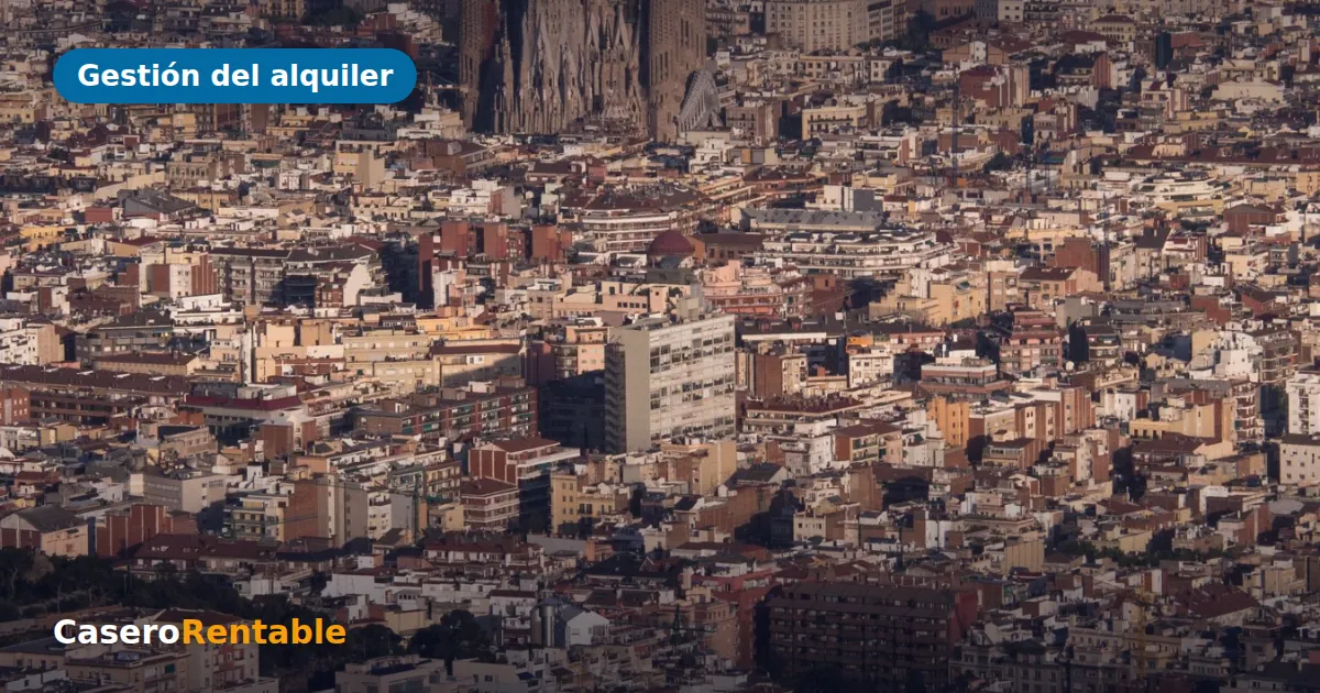 Vista aérea de una gran ciudad española